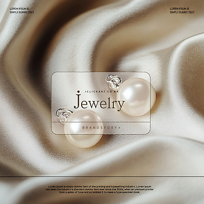 템플릿 웹템플릿 사람없음 주름 보석 실크 천 진주 진주귀걸이 베이지색 이미지템플릿 AI파일 컬러 귀걸이 직물 광석 파일형식 벡터