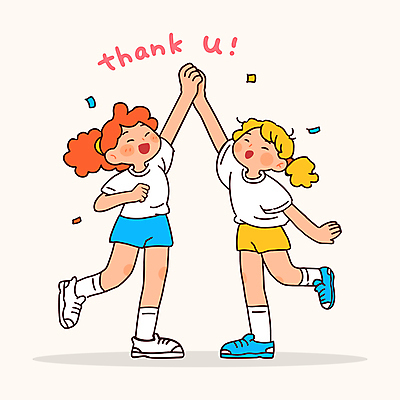 전신 여자 어린이 유니폼 일러스트 협력 미소 소녀 두명 운동 동료 즐거움 감사 꽃가루 배구선수 배구공 하이파이브 다리들기 땡큐 소녀만 일러캐릭터 AI파일 캐릭터 옷 감정 스포츠용품 공 관계 모션 운동선수 표정 건강 사람 손짓 배구 가루 여자만 어린이만 파일형식 벡터