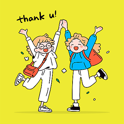 전신 여자 가방 일러스트 협력 웃음 성인 두명 노란색 기쁨 만세 동료 감사 하이파이브 다리들기 땡큐 성인여자만 안경낌 일러캐릭터 AI파일 캐릭터 잡화 감정 안경 컬러 관계 모션 표정 사람 손짓 여자만 성인만 파일형식 벡터