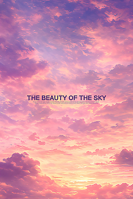 PSD 구름 편집이미지 분홍색 하늘 사람없음 햇빛 노을 감성 이미지편집 자연요소 컬러 컨셉 태양 파일형식