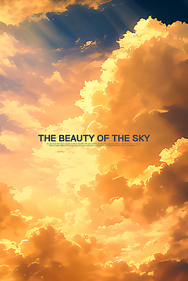 PSD 구름 편집이미지 하늘 밝음 사람없음 햇빛 노란색 노을 감성 이미지편집 자연요소 컬러 컨셉 태양 파일형식