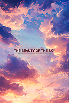 PSD 구름 편집이미지 하늘 사람없음 햇빛 보라색 감성 이미지편집 자연요소 컬러 컨셉 태양 파일형식