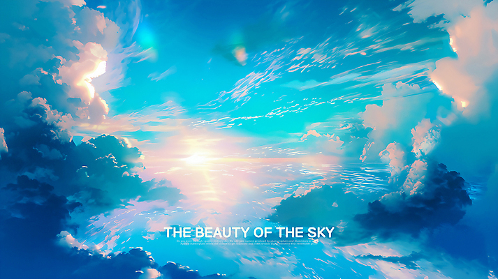PSD 구름 편집이미지 하늘색 사람없음 파란색 햇빛 맑음 감성 이미지편집 자연요소 컬러 컨셉 날씨 태양 파일형식