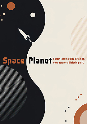 PSD 템플릿 백그라운드 곡선 추상 사람없음 행성 로켓 원형 웨이브 로켓발사 아이보리 이미지템플릿 도형 선 컬러 무늬 우주 발사 파일형식