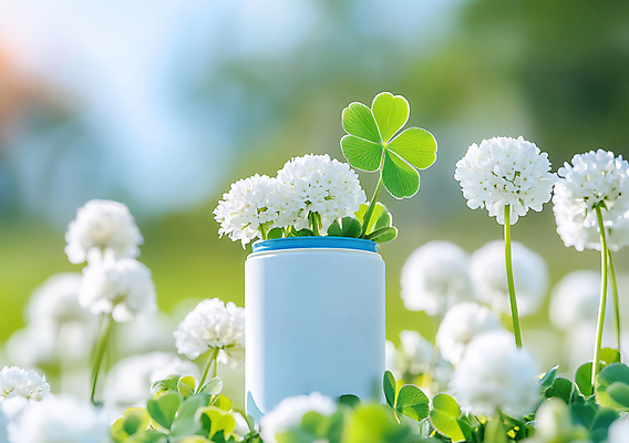 JPG 편집이미지 꽃 자연 사람없음 초록색 햇빛 봄풍경 캔 토끼풀 싱그러움 편집실사 AI포토 AI콘텐츠 식물 컬러 풍경 태양 봄 CG 생태계 파일형식