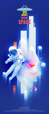 전신 PSD 일러스트 추상 한명 성인 파란색 빛 우주비행사 우주선 우주복 미래도시 우주여행 무중력 몽환 성인한명만 국내일러스트 1 옷 컬러 여행 컨셉 무늬 미래 사람 우주 도시 성인만 파일형식