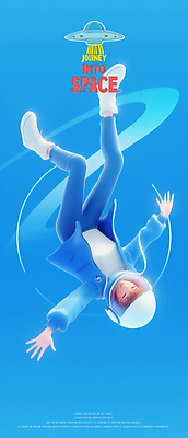 전신 PSD 상징 일러스트 모션 추상 한명 성인 파란색 빛 우주비행사 우주선 우주복 우주여행 무중력 몽환 성인한명만 국내일러스트 1 옷 컬러 여행 컨셉 무늬 사람 우주 성인만 파일형식