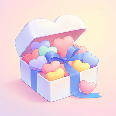 JPG 기념일 행복 리본 일러스트 그림자 사랑 사람없음 선물상자 하트 축하 담기 연분홍색 파스텔톤 국내일러스트 AI일러스트 AI콘텐츠 모양 감정 분홍색 컬러 컨셉 모션 선물 이벤트 상자 파일형식