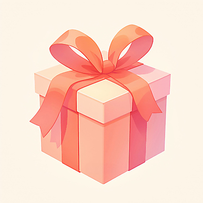 JPG 기념일 행복 리본 일러스트 그림자 사랑 사람없음 선물상자 축하 연분홍색 파스텔톤 국내일러스트 AI일러스트 AI콘텐츠 감정 분홍색 컬러 컨셉 선물 이벤트 상자 파일형식