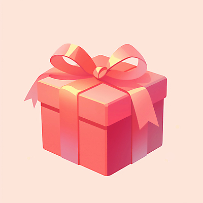 JPG 기념일 행복 리본 일러스트 사랑 사람없음 선물상자 축하 다홍색 파스텔톤 국내일러스트 AI일러스트 AI콘텐츠 감정 컬러 컨셉 선물 이벤트 상자 파일형식