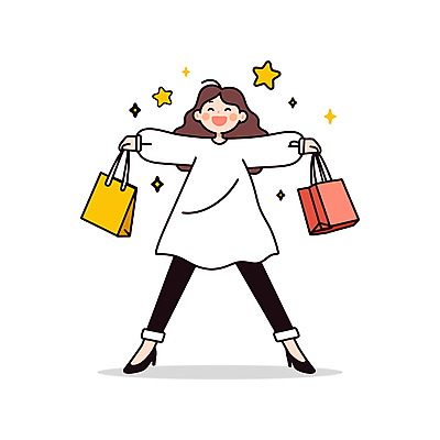 전신 여자 행복 별 일러스트 청소년 한명 미소 들기 반짝임 쇼핑 쇼핑백 십대여자한명만 일러캐릭터 AI파일 자연요소 캐릭터 1 감정 가방 모션 표정 사람 여자한명만 십대여자만 파일형식 벡터