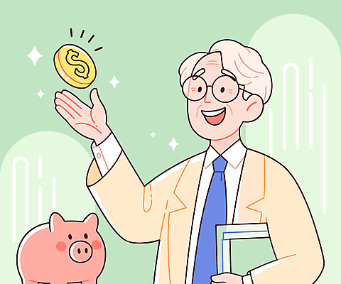 노년 남자 행복 일러스트 한명 웃음 상반신 책 연두색 반짝임 손들기 달러 동전 돼지저금통 연금 노인남자한명만 안경낌 국내일러스트 AI파일 1 감정 안경 돈 모션 표정 사람 성인 초록색 저금통 남자한명만 노인남자만 파일형식 벡터