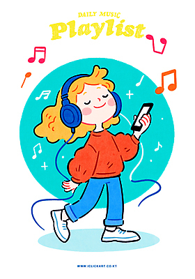PSD 여자 음악 음표 일러스트 청소년 한명 미소 들기 취미 스마트폰 걷기 눈감음 헤드폰 음악감상 십대여자한명만 플레이리스트 일러캐릭터 캐릭터 1 기호 음향기기 모션 문화예술 표정 사람 핸드폰 스마트기기 감상 여자한명만 십대여자만 파일형식