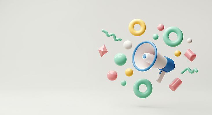 JPG 편집이미지 비즈니스 사람없음 그래픽 3D 사무용품 자료 확성기 정보 원형 고리 비즈니스백그라운드 편집3D AI컴퓨터그래픽 AI콘텐츠 도형 백그라운드 문구용품 디지털합성 파일형식