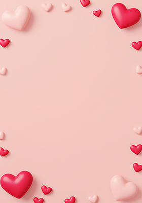 JPG 편집이미지 기념일 분홍색 화이트데이 프레임 발렌타인데이 사랑 사람없음 3D 로맨틱 하트백그라운드 하트프레임 카피스페이스 편집3D AI포토 AI콘텐츠 감정 컬러 백그라운드 컨셉 데이이벤트 이벤트 공백 하트 디지털합성 파일형식