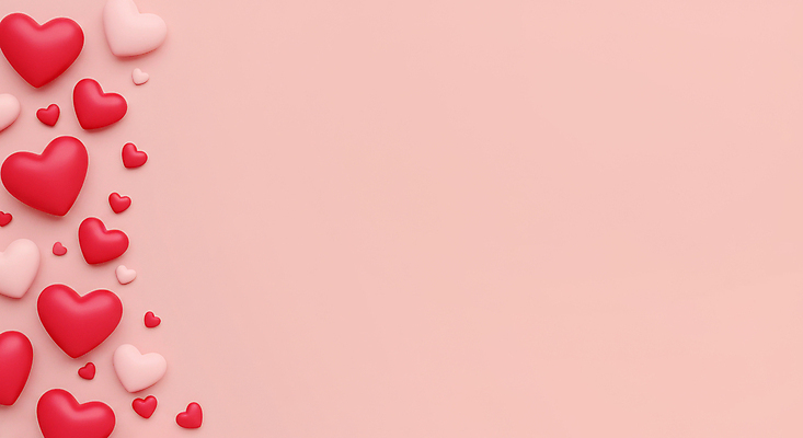 JPG 편집이미지 기념일 분홍색 화이트데이 프레임 발렌타인데이 사랑 사람없음 3D 로맨틱 하트백그라운드 카피스페이스 편집3D AI포토 AI콘텐츠 감정 컬러 백그라운드 컨셉 데이이벤트 이벤트 공백 하트 디지털합성 파일형식