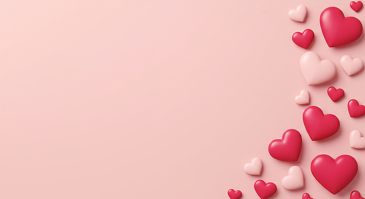 JPG 편집이미지 기념일 분홍색 화이트데이 프레임 발렌타인데이 사랑 사람없음 3D 로맨틱 하트백그라운드 카피스페이스 편집3D AI포토 AI콘텐츠 감정 컬러 백그라운드 컨셉 데이이벤트 이벤트 공백 하트 디지털합성 파일형식