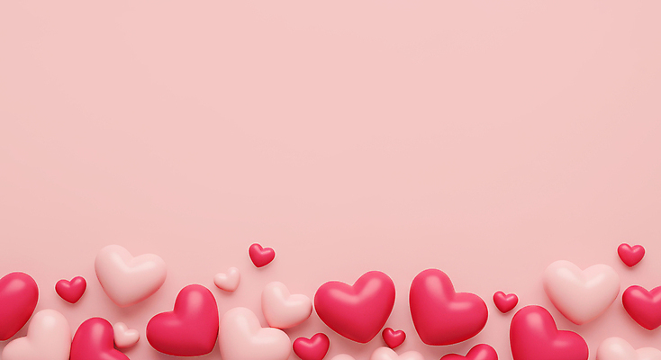 JPG 편집이미지 기념일 분홍색 화이트데이 프레임 발렌타인데이 사랑 사람없음 3D 로맨틱 하트백그라운드 카피스페이스 편집3D AI포토 AI콘텐츠 감정 컬러 백그라운드 컨셉 데이이벤트 이벤트 공백 하트 디지털합성 파일형식