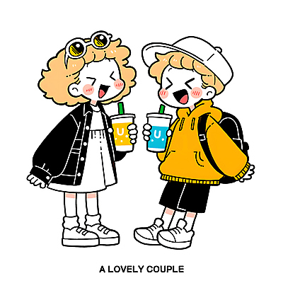 전신 PSD 커플 여자 남자 데이트 일러스트 사랑 웃음 들기 성인 두명 캐주얼 선글라스 백팩 냉음료 캡모자 테이크아웃컵 좋음 성인만 일러캐릭터 캐릭터 모자_잡화 옷 감정 안경 음료 컨셉 가방 관계 모션 표정 사람 컵 파일형식