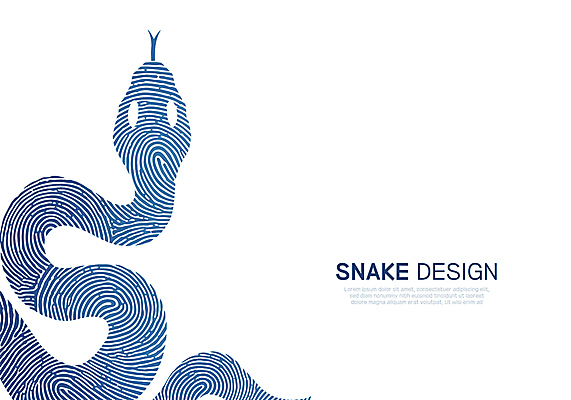 곡선 일러스트 새해 사람없음 파란색 을사년 국내일러스트 푸른뱀 AI파일 선 컬러 뱀 파일형식 벡터 2025년