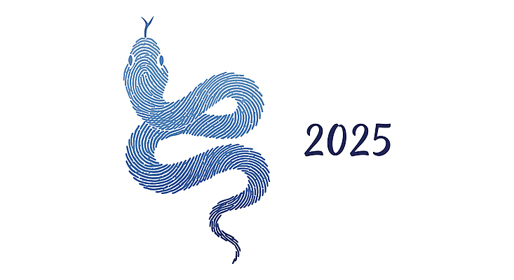 곡선 일러스트 새해 사람없음 파란색 엘리먼트 을사년 국내일러스트 푸른뱀 AI파일 선 컬러 뱀 파일형식 벡터 2025년