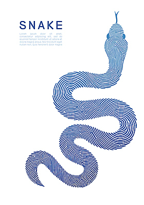 곡선 일러스트 새해 사람없음 파란색 엘리먼트 을사년 국내일러스트 푸른뱀 AI파일 선 컬러 뱀 파일형식 벡터 2025년