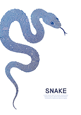 곡선 일러스트 새해 사람없음 파란색 엘리먼트 을사년 국내일러스트 푸른뱀 AI파일 선 컬러 뱀 파일형식 벡터 2025년