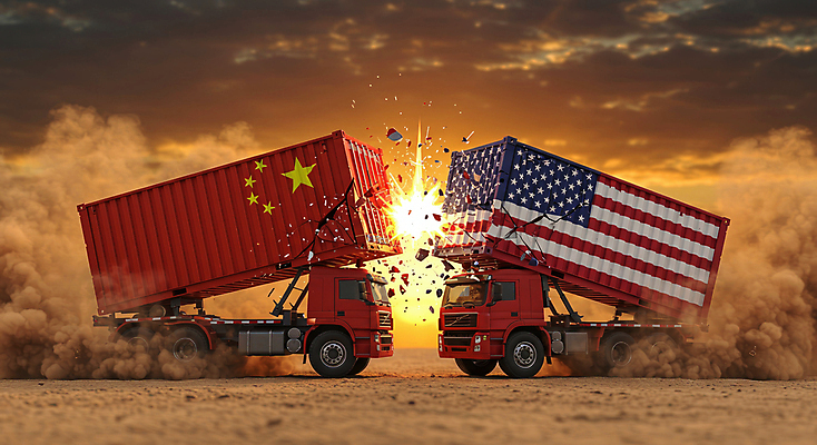 JPG 구름 편집이미지 하늘 불꽃 사람없음 노을 미국 중국 경쟁 손상 성조기 파편 컨테이너 폭발 오성홍기 사회이슈 무역 싸움 갈등 화물트럭 분쟁 정치 흙먼지 관세 이미지편집 편집실사 AI컴퓨터그래픽 AI콘텐츠 자연요소 산업 아시아 컨셉 북아메리카 모션 불 트럭 국기 CG 먼지 세금 파일형식