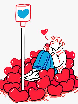 전신 남자 일러스트 한명 미소 성인 스마트폰 하트 역 웅크림 소셜네트워크 좋음 성인남자한명만 국내일러스트 AI파일 모양 1 컨셉 교통시설 모션 표정 사람 핸드폰 스마트기기 남자한명만 성인남자만 파일형식 벡터