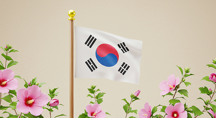 JPG 편집이미지 잎 한국 사람없음 3D 태극기 삼일절 무궁화 광복절 국기게양 독립기념일 조기게양 편집3D AI컴퓨터그래픽 AI콘텐츠 식물 기념일 꽃 아시아 공휴일 국기 국경일 디지털합성 독립 파일형식