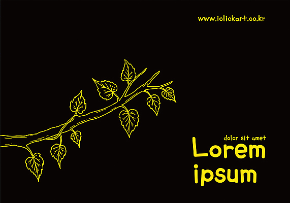 일러스트 나뭇잎 사람없음 검은색 나뭇가지 라인아트 포도나무 국내일러스트 AI파일 나무 선 컬러 잎 과일나무 파일형식 벡터