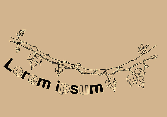 일러스트 나뭇잎 사람없음 나뭇가지 예수 라인아트 포도나무 베이지색 국내일러스트 AI파일 나무 선 컬러 잎 신_종교 과일나무 파일형식 벡터