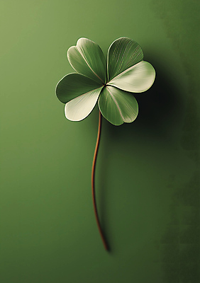 JPG 편집이미지 사람없음 초록색 3D 행운 네잎클로버 편집3D AI컴퓨터그래픽 AI콘텐츠 식물 컬러 컨셉 클로버 디지털합성 파일형식