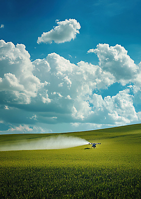 JPG 구름 편집이미지 밭 농업 하늘 논 사람없음 농작물 농약 농약치기 드론 미래산업 편집실사 AI포토 AI콘텐츠 자연요소 산업 CG 파일형식