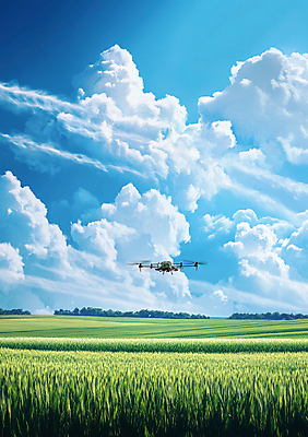 JPG 구름 편집이미지 밭 농업 하늘 논 사람없음 농작물 농약 농약치기 드론 미래산업 편집실사 AI포토 AI콘텐츠 자연요소 산업 CG 파일형식