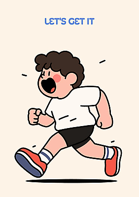 전신 남자 어린이 스포츠 일러스트 한명 소년 달리기 러닝 베이지색 소년한명만 국내일러스트 일러캐릭터 AI파일 캐릭터 1 컬러 모션 사람 남자한명만 소년만 파일형식 벡터