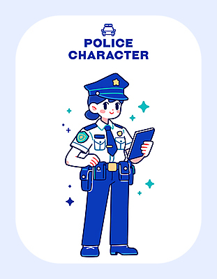 전신 여자 허리손 일러스트 직업캐릭터 한명 미소 들기 성인 파란색 반짝임 다이어리 경찰복 여경 경찰모자 경찰차 성인여자한명만 일러캐릭터 AI파일 직업 캐릭터 모자_잡화 1 컬러 포즈 유니폼 모션 자동차 표정 사람 사무용품 경찰 여자한명만 성인여자만 파일형식 벡터