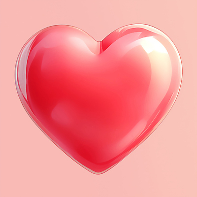 JPG 일러스트 사랑 사람없음 빨간색 빛 하트 광택 국내일러스트 AI일러스트 AI콘텐츠 모양 감정 컬러 파일형식