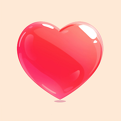 JPG 일러스트 사랑 사람없음 빨간색 빛 하트 광택 국내일러스트 AI일러스트 AI콘텐츠 모양 감정 컬러 파일형식
