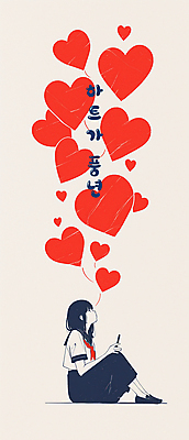 전신 PSD 여자 일러스트 청소년 사랑 한명 앉기 빨간색 스마트폰 하트 남색 풍년 십대여자한명만 국내일러스트 모양 1 감정 컬러 모션 사람 핸드폰 스마트기기 수확 여자한명만 십대여자만 파일형식