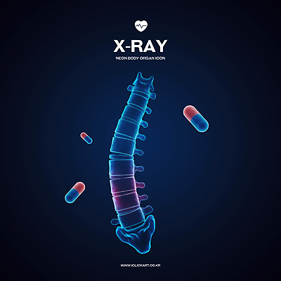 PSD 아이콘 과학 엑스레이 사람없음 파란색 3D아이콘 알약 3D 척추 네온 편집3D 컬러 의학 뼈 약 디지털합성 파일형식