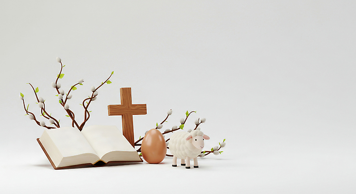JPG 편집이미지 기독교 십자가 사람없음 갈색 3D 성경 양 덩굴 부활절계란 편집3D AI컴퓨터그래픽 AI콘텐츠 식물 종교 컬러 종교용품 포유류 부활절 계란 디지털합성 파일형식
