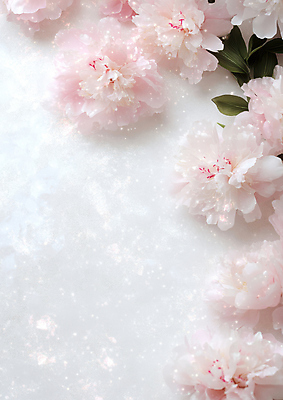 JPG 편집이미지 자연 사람없음 반짝임 봄풍경 풀잎 작약 편집실사 AI포토 AI콘텐츠 꽃 잎 모션 풍경 봄 풀_식물 CG 생태계 파일형식