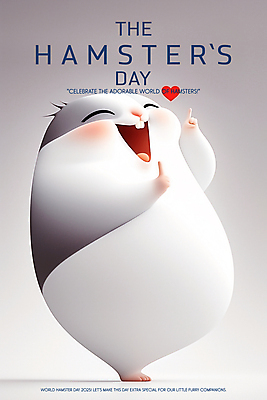 PSD 편집이미지 포스터 추상 웃음 사람없음 주황색 하트 가리킴 웨이브 햄스터 이미지편집 세계햄스터의날 모양 기념일 컬러 무늬 표정 손짓 반려동물 설치류 파일형식