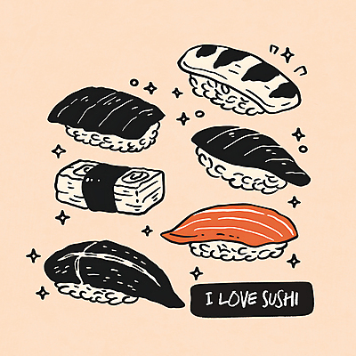 PSD 일러스트 사람없음 반짝임 일본 해산물 계란초밥 엘리먼트 연어초밥 국내일러스트 아시아 모션 초밥 연어 파일형식