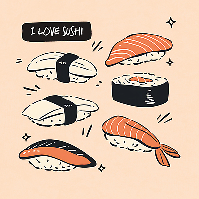 PSD 일러스트 사람없음 반짝임 일본 초밥 해산물 롤스시 엘리먼트 국내일러스트 아시아 모션 일본음식 파일형식