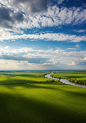 JPG 구름 편집이미지 자연 하늘 풍경 잔디 초원 사람없음 강 맑음 봄 편집실사 AI포토 AI콘텐츠 자연요소 식물 계절 날씨 CG 생태계 파일형식