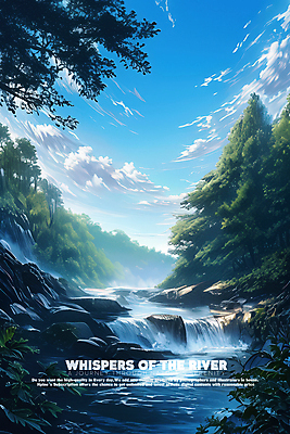 PSD 나무 구름 일러스트 자연 하늘 풍경 사람없음 강 평화 바위 풀잎 숲속 국내일러스트 자연요소 식물 컨셉 잎 돌_바위 풀_식물 숲 생태계 파일형식