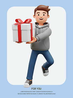 전신 PSD 편집이미지 남자 3D캐릭터 한명 웃음 들기 성인 선물상자 3D 손내밀기 즐거움 성인남자한명만 편집3D 캐릭터 1 감정 모션 표정 선물 사람 손짓 상자 디지털합성 남자한명만 성인남자만 파일형식