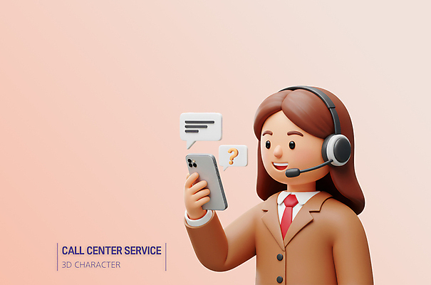 PSD 편집이미지 여자 말풍선 3D캐릭터 직업캐릭터 한명 미소 들기 상반신 성인 스마트폰 3D 헤드셋 상담원 고객 상담 텔레마케팅 다홍색 성인여자한명만 편집3D 직업 캐릭터 1 컬러 음향기기 모션 표정 사람 핸드폰 스마트기기 헤드폰 사무원 서비스업 디지털합성 여자한명만 성인여자만 파일형식